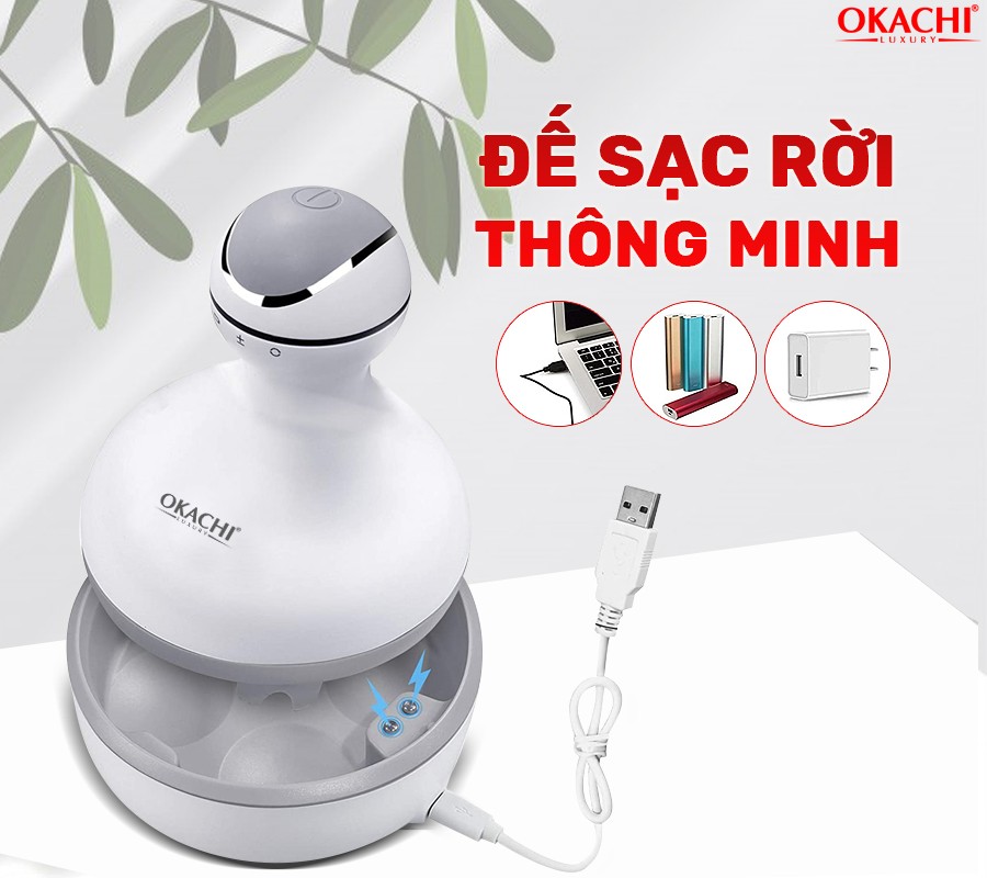 Máy massage đầu cầm tay OKACHI LUXURY JP-M210